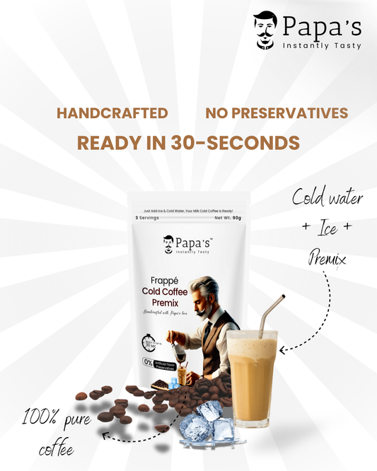 AM PM Premix Duo – Frappé Cold Coffee + Masala Tea