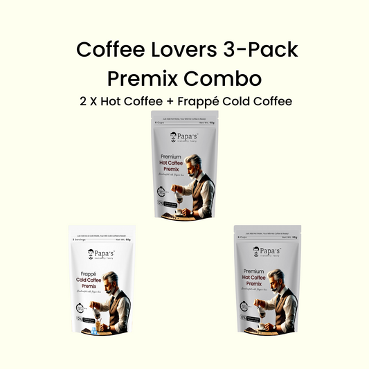 Coffee Lovers 3-Pack – 2× Hot Coffee + 1× Cold Coffee