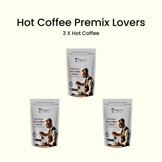 Hot Coffee Premix Lovers - 3 X Hot Coffee